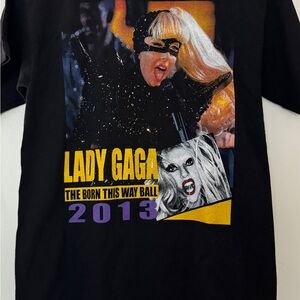 Lady Gaga 2013 Born this way tour T-Shirt S